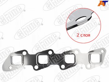 539 р. Прокладка выпускного коллектора NISSAN PATHFINDERNAVARANP300X-TRAIL YD22ETIYD25DDTI STONE JB-02771  с доставкой в г. Пермь. Увеличить фотографию 1
