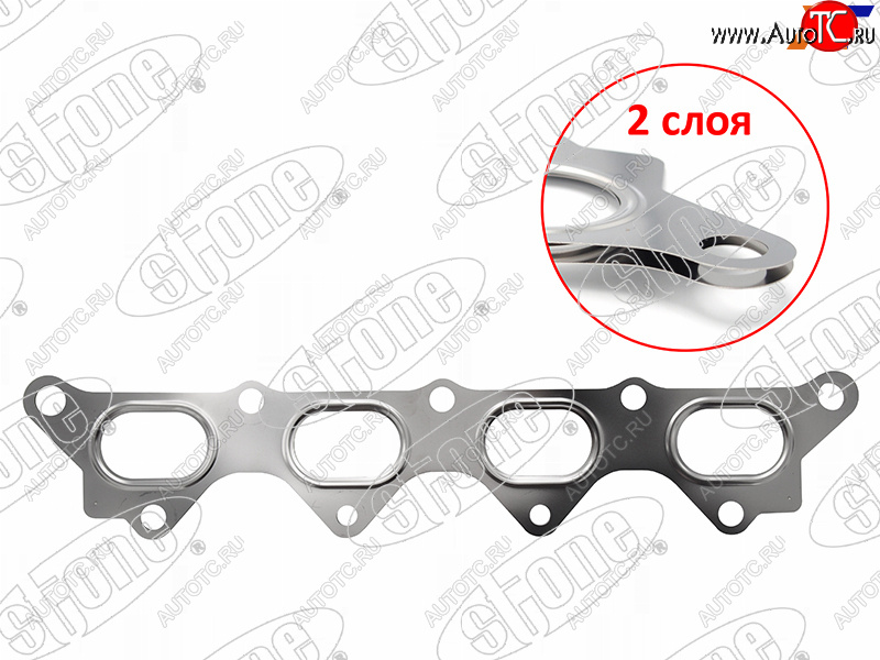 479 р. Прокладка выпускного коллектора MITSUBISHI LANCER 4G15 00- STONE JB-32300  с доставкой в г. Пермь
