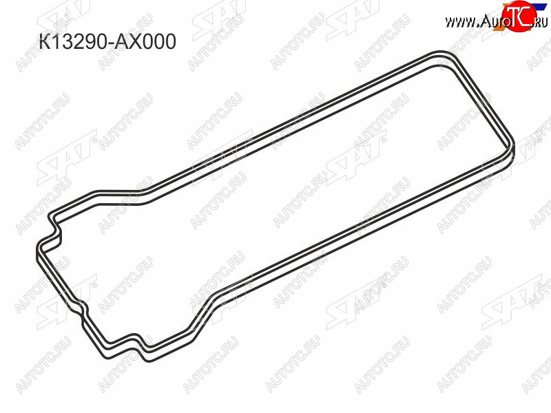 263 р. Прокладка клапанной крышки NS CG10-12, CR10-14, K12Y12Z11 SAT K13270-AX000  с доставкой в г. Пермь