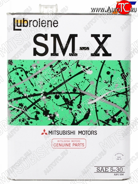 4 949 р. Масло моторное MITSUBISHI (металлическая канистра) SM-X 5W-30 4Л                                     MITSUBISHI MZ102565  с доставкой в г. Пермь