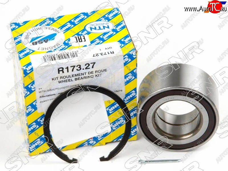 4 649 р. Подшипник передней ступицы MMC LANCER X/OUTLANDER XL/DODGE CALIBER 06-/CHRYSLER SEBRING 07- (ремком. SNR R17327, r17327 SNR R17327  с доставкой в г. Пермь