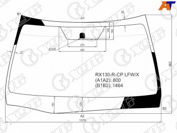 Стекло лобовое Toyota Mark X 09-19 XYG RX130-R-CP LFW/X