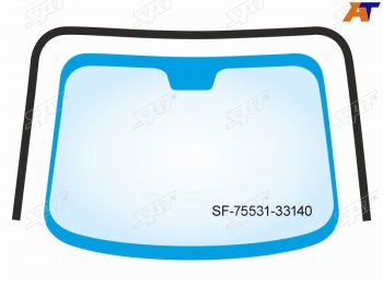 1 949 р. Молдинг лобового стекла (П-образный) Toyota Camry (XV50) 11-18  Aurion 12-15  Camry UAEUSA 11-17 SAT SF-75531-33140  с доставкой в г. Пермь. Увеличить фотографию 1