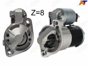 6 449 р. Стартер Mitsubishi Galant 96-12 / Lancer 02-10 / Outlander 02-09 / Airtrek 01-05 (1,4 kW/ Z=8) SAT ST-1810A001N, st1810a001n SAT ST-1810A001N  с доставкой в г. Пермь. Увеличить фотографию 1
