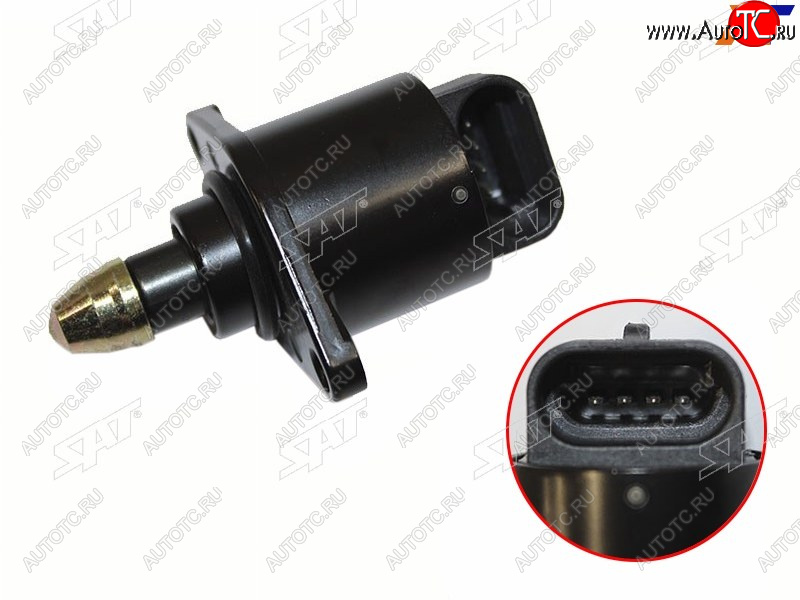 499 р. Датчик холостого хода (клапан) 1,61,82,0 PEUGEOT 306405406806BOXERCITROEN JAMPERFIAT DUCATO SAT ST-1920.N1  с доставкой в г. Пермь