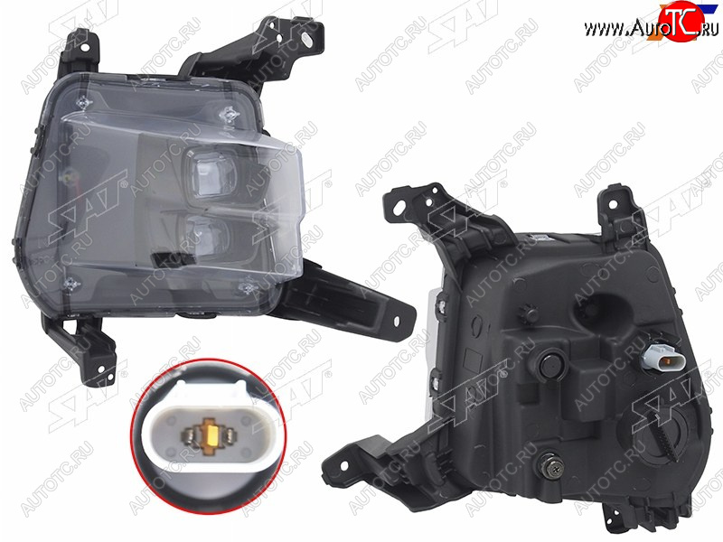 5 599 р. Правая противотуманная фара (LED, комплектация GT) SAT KIA K5 DL (2019-2022)  с доставкой в г. Пермь
