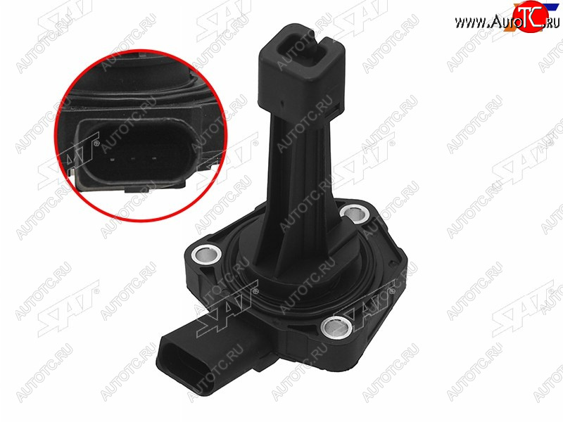 3 399 р. Датчик уровня масла в двигателе SKODA FABIA 11-21 OCTAVIA 09-13 TIGUAN 08-18 SAT ST-304-0028  с доставкой в г. Пермь