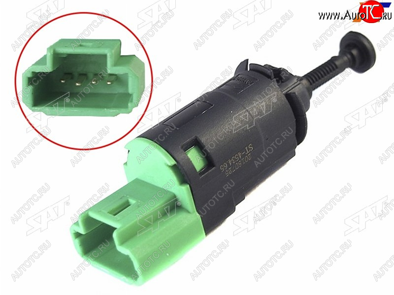 399 р. Датчик включения стоп-сигнала CITROEN Berlingo IIC2-C5PEUGEOT 1007207307308407607Partner 08- SAT ST-4534.65  с доставкой в г. Пермь
