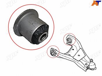 299 р. Сайлентблок переднего нижнего рычага RENAULT DUSTER 10-                                              SAT ST-545001535-BU  с доставкой в г. Пермь. Увеличить фотографию 1