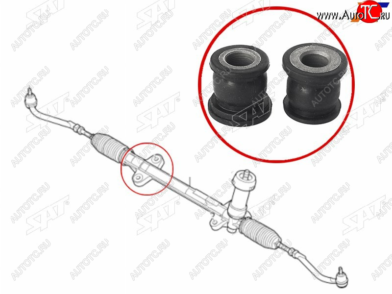 489 р. Втулка рулевой рейки Kia Ceed 06-12  Cerato 08-13  Hyundai i30 07-12  Kia Cerato Koup 08-13 SAT ST-56500-1H300B  с доставкой в г. Пермь