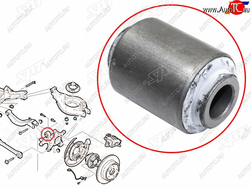 499 р. Сайлентблок Chevrolet Captiva 06-15  Opel Antara 06-15  Daewoo Winstorm 06-10 SAT ST-96626434-B1  с доставкой в г. Пермь