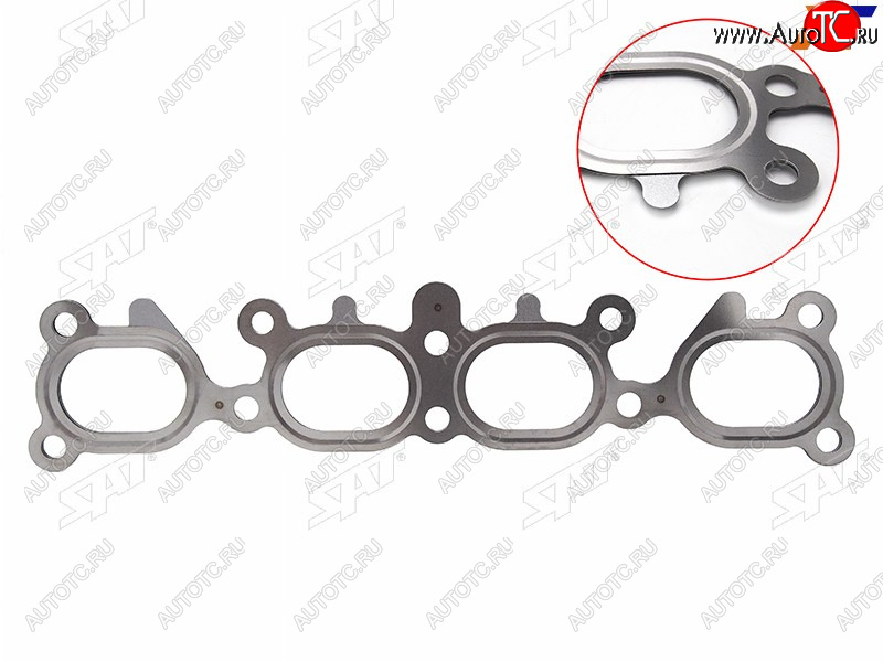 339 р. Прокладка выпускного коллектора MAZDA CAPELLAPREMACY FPFS 98- Металл SAT ST-FS01-13-460A  с доставкой в г. Пермь