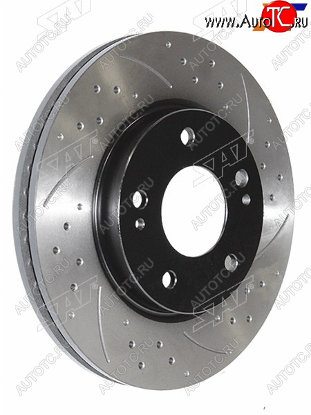 7 299 р. Диски тормозные передние перфорированный Ø276 SAT  Mitsubishi Airtek - Outlander  CU  с доставкой в г. Пермь