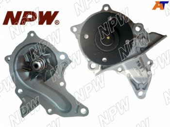 2 379 р. Насос водяного охлаждения TOYOTA 7AFE 96-01 NPW (вылет 15mm) (с прокладкой) NPW T-109A  с доставкой в г. Пермь. Увеличить фотографию 1