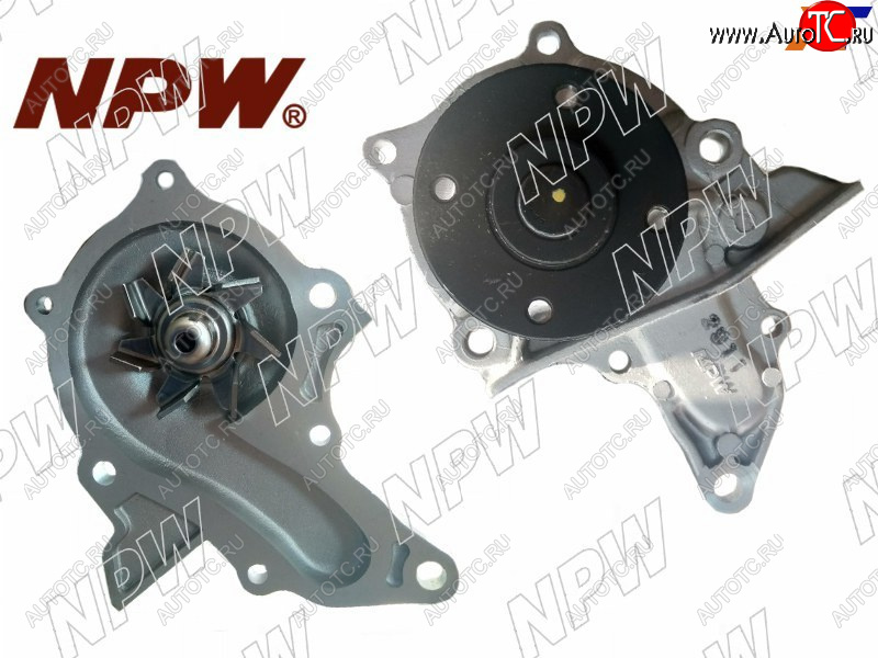 2 379 р. Насос водяного охлаждения TOYOTA 7AFE 96-01 NPW (вылет 15mm) (с прокладкой) NPW T-109A  с доставкой в г. Пермь