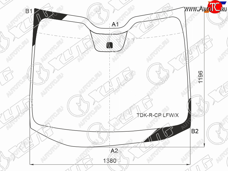 13 299 р. Стекло лобовое Honda Freed 16-  Freed+ 16- XYG TDK-R-CP LFW/X  с доставкой в г. Пермь