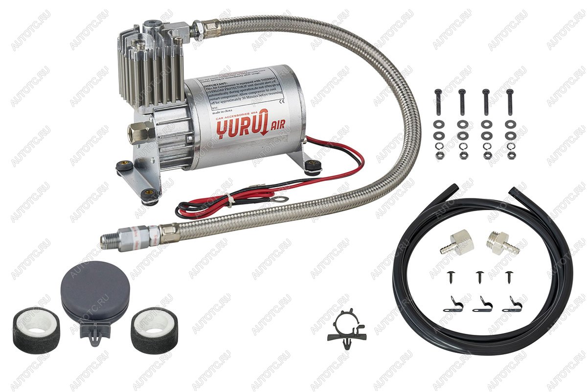 7 349 р. Компрессор автомобильный стационарный YURUI 12V 53 лмин 10,2 атм YURUI yf6390r  с доставкой в г. Пермь