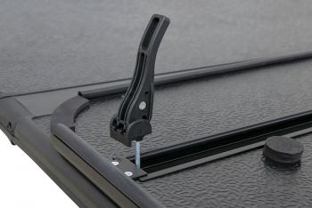 46 379 р. Крышка кузова Toyota Hilux Vigo 2005-2015 трёхсекционная, алюминиевая, черная РИФ pt-h326  с доставкой в г. Пермь. Увеличить фотографию 9