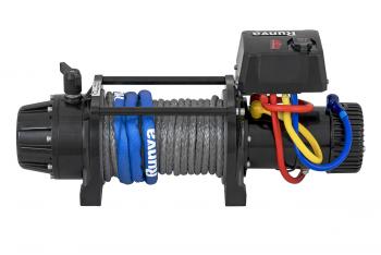 78 969 р. Лебёдка автомобильная электрическая 12V Runva 9500 lbs 4350 кг MAX высокоскоростная, влагозащищенная, синтетический трос RUNVA ewb9500max-q-sr  с доставкой в г. Пермь. Увеличить фотографию 8