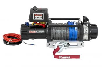 78 969 р. Лебёдка автомобильная электрическая 12V Runva 9500 lbs 4350 кг MAX высокоскоростная, влагозащищенная, синтетический трос RUNVA ewb9500max-q-sr  с доставкой в г. Пермь. Увеличить фотографию 6