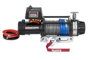 84 209 р. Лебёдка автомобильная электрическая 12V Runva 9500 lbs 4350 кг MAX влагозащищенная, комбинированный роспуск, синтетический трос RUNVA ewb9500max-q-ssrmac  с доставкой в г. Пермь. Увеличить фотографию 10