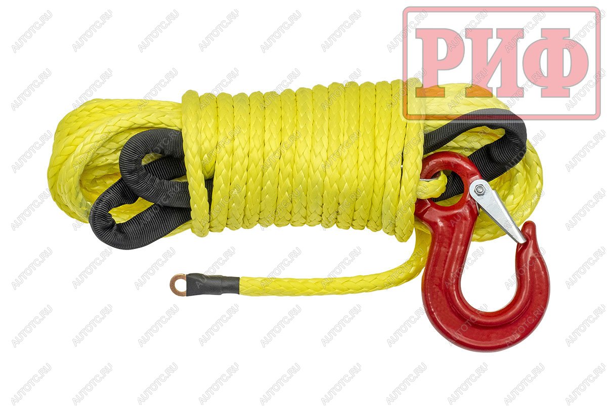 1 759 р. Трос для лебёдки синтетический РИФ 6 мм15 м (готовый) РИФ rope6mm15m  с доставкой в г. Пермь