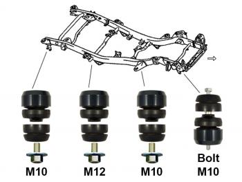 10 399 р. Лифт кузова Suzuki Jimny 25 мм лайт 1998-2019 г.в. Tuning4WD ktby-2577  с доставкой в г. Пермь. Увеличить фотографию 4
