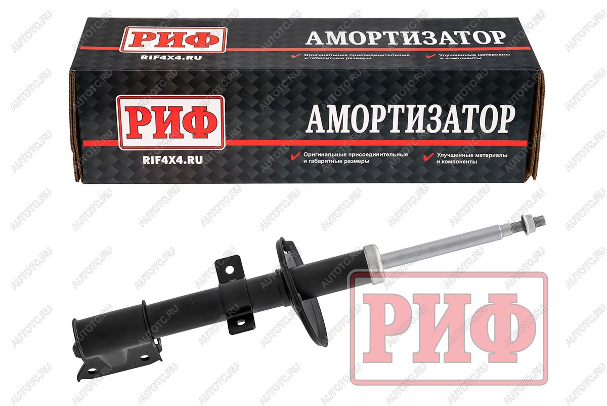 7 219 р. Амортизатор РИФ передний Renault Duster (2010-2022), Nissan Terrano 2014+ штатный OEM 543028126R РИФ sag337sl  с доставкой в г. Пермь