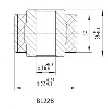 1 519 р. Втулка амортизатора РИФ (с маркировкой 1 ) SA228 нижняя РИФ bl228  с доставкой в г. Пермь. Увеличить фотографию 2