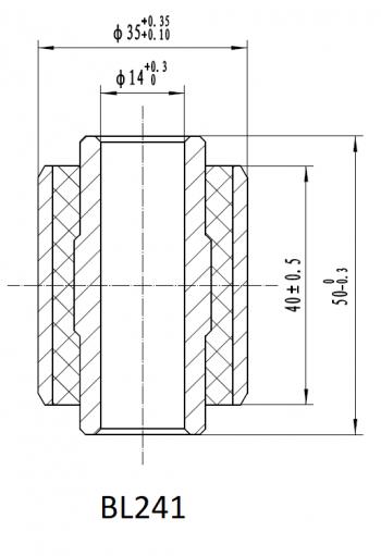 1 329 р. Втулка амортизаторов РИФ SA241, SA245 (с маркировкой 1) РИФ bl241  с доставкой в г. Пермь. Увеличить фотографию 2