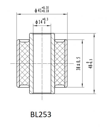 889 р. Втулка амортизатора РИФ SA253 (с маркировкой 1) РИФ bl253  с доставкой в г. Пермь. Увеличить фотографию 2