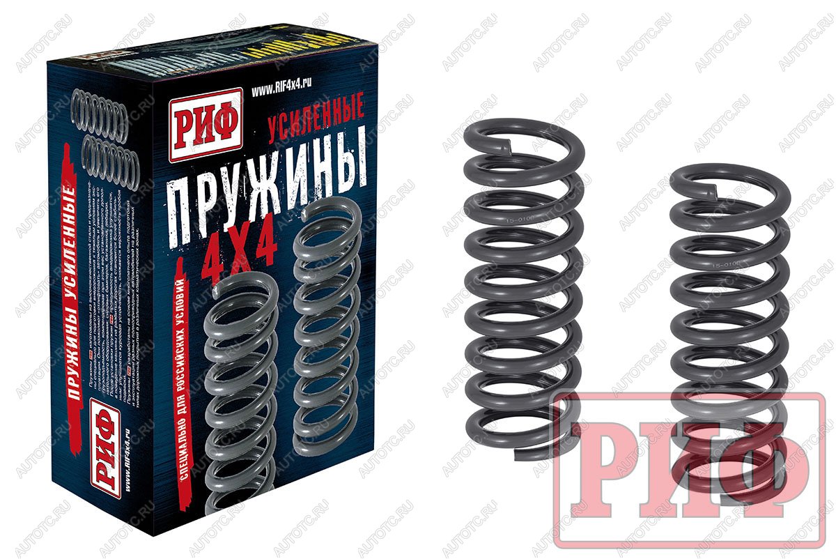 11 759 р. Пружины РИФ передние Jeep Grand Cherokee WK +50 кг кг лифт 30 мм РИФ 15-010b  с доставкой в г. Пермь