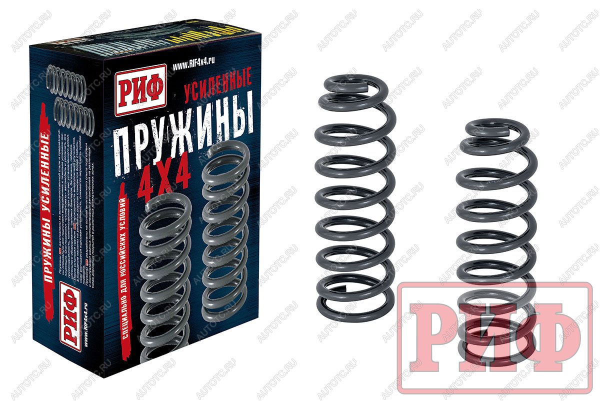 14 019 р. Пружины РИФ передние SsangYong Rexton3 мост и XVT (после 2012 г), 30 мм лифт +50 кг РИФ 20-020c  с доставкой в г. Пермь