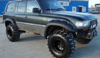 21 449 р. Расширители колёсных арок Toyota Land Cruiser 80 (130 мм) Fenders tlc-82  с доставкой в г. Пермь. Увеличить фотографию 1