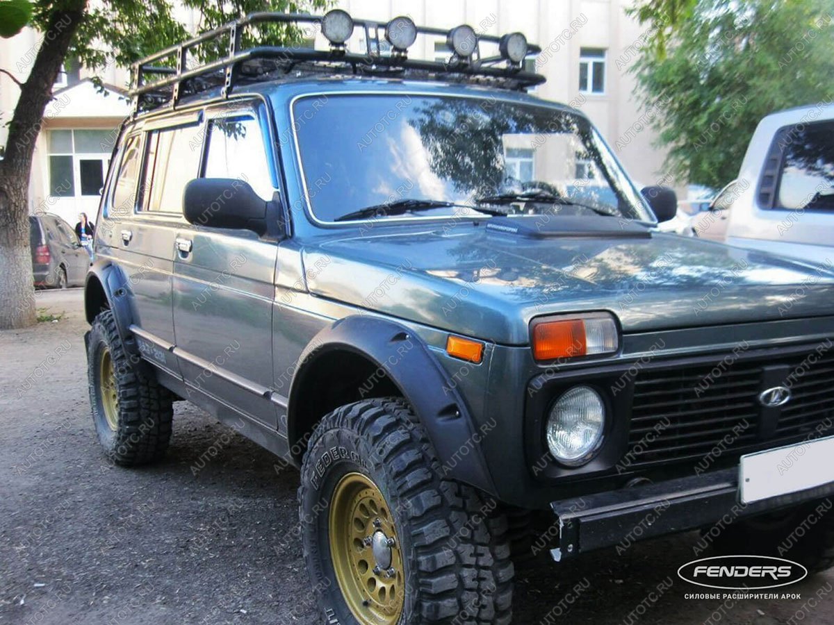 9 249 р. Расширители колёсных арок ВАЗ НИВА 2131 5D под нерезанные арки колёс Fenders ткн-2131с  с доставкой в г. Пермь