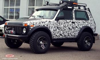 8 799 р. Расширители колёсных арок ВАЗ НИВА 2121 3D под нерезанные арки колёс Fenders ткн-21с  с доставкой в г. Пермь. Увеличить фотографию 2
