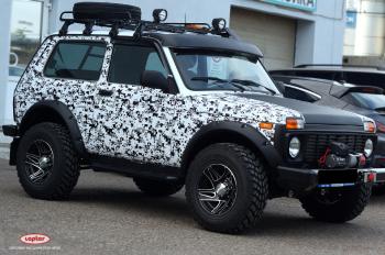 8 799 р. Расширители колёсных арок ВАЗ НИВА 2121 3D под нерезанные арки колёс Fenders ткн-21с  с доставкой в г. Пермь. Увеличить фотографию 1