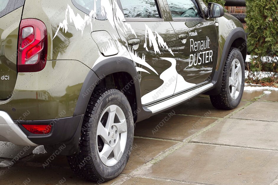 7 529 р. Расширители колесных арок Renault Duster 2015- Русская Артель rrd-050902  с доставкой в г. Пермь