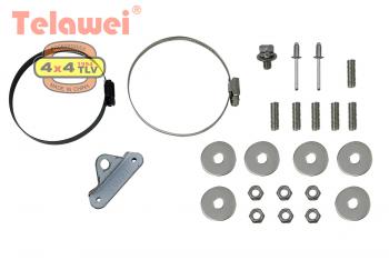 6 069 р. Шноркель Telawei для Toyota Hilux 2015+ 2.8TD (Black Onyx) Telawei 011sat0187d  с доставкой в г. Пермь. Увеличить фотографию 3
