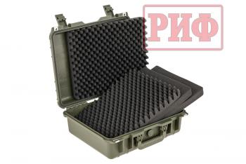7 029 р. Кейс защитный ударопрочный РИФ 430х380х154 мм IP67, цвет Хаки РИФ wr-16kh  с доставкой в г. Пермь. Увеличить фотографию 4