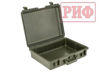 8 059 р. Кейс защитный ударопрочный РИФ 512х410х150 мм IP67, цвет Хаки РИФ wr-21kh  с доставкой в г. Пермь. Увеличить фотографию 5
