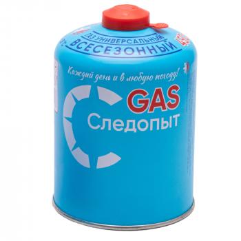599 р. Баллон газовый резьбовой СЛЕДОПЫТ 450 гр., всесезонный СЛЕДОПЫТ pf-fg-450r  с доставкой в г. Пермь. Увеличить фотографию 1