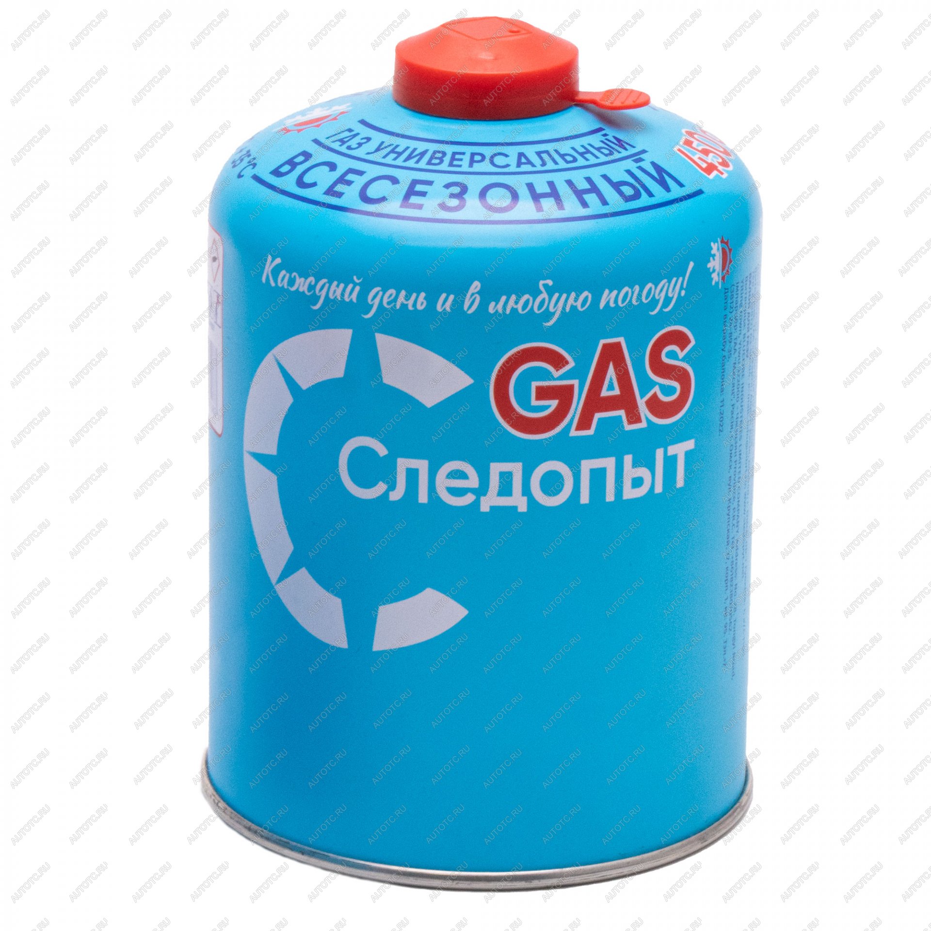 599 р. Баллон газовый резьбовой СЛЕДОПЫТ 450 гр., всесезонный СЛЕДОПЫТ pf-fg-450r  с доставкой в г. Пермь