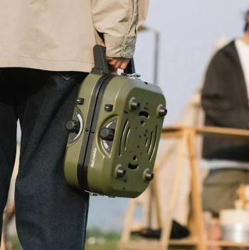 17 929 р. Плита газовая Naturehike 2,3 кВт, портативная, двойная, складная Naturehike nh22rj003-agr  с доставкой в г. Пермь. Увеличить фотографию 7