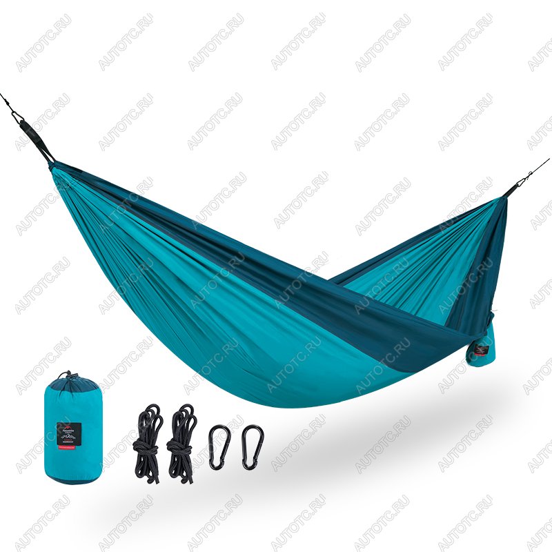2 169 р. Гамак Naturehike, без планок,туристический, нейлон, синий Naturehike nh17d012-c-sbu  с доставкой в г. Пермь