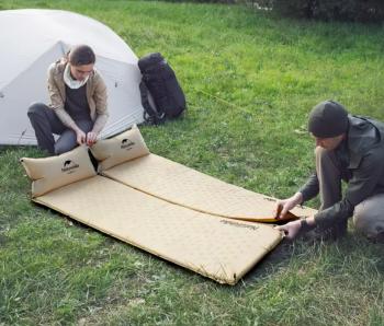 3 019 р. Коврик самонадувающийся с подушкой Naturehike, 185х60х2,5 см, синий Naturehike nh15q002-d-blsn  с доставкой в г. Пермь. Увеличить фотографию 5