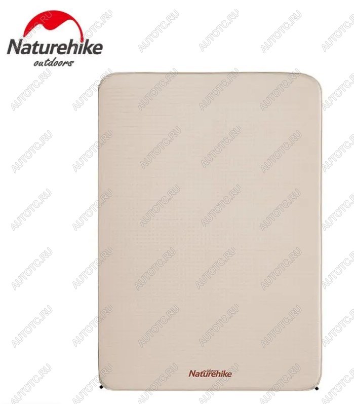 10 829 р. Коврик самонадувающийся Naturehike двойной 200х135х6 см, бежевый Naturehike nh20dz002-db6  с доставкой в г. Пермь