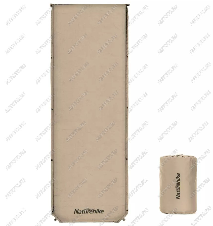 4 899 р. Коврик самонадувающийся Naturehike, 200х63х5 см, хаки Naturehike nh20dz003-kh  с доставкой в г. Пермь