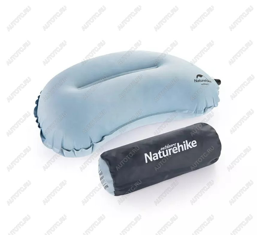 1 399 р. Подушка самонадувающаяся Naturehike 45х30х11 см, (Голубая) Naturehike nh20zt006-b  с доставкой в г. Пермь