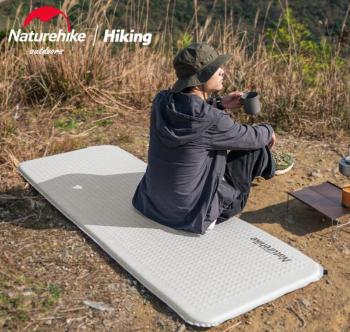 7 819 р. Коврик самонадувающийся Naturehike, 200x65x3 см, синий Naturehike nh21fcd10-bl  с доставкой в г. Пермь. Увеличить фотографию 3